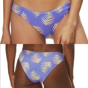 Patagonia Women's Sunamee Bottoms Palms of My Heart Purple Bikini Medium NEW